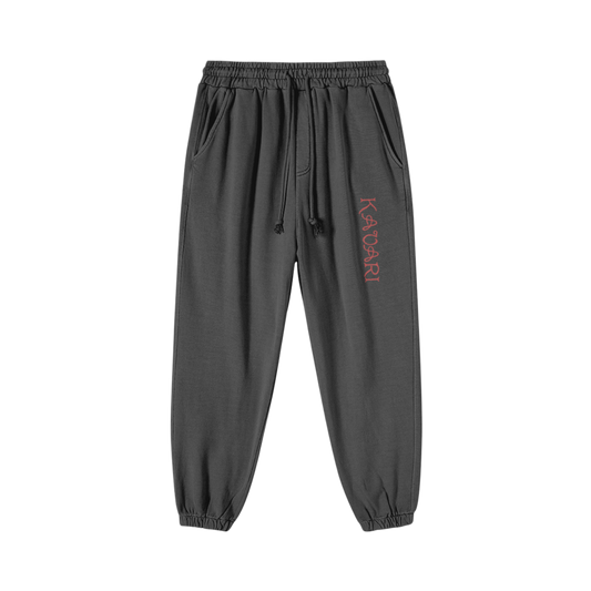 Temple Embroidered Sweatpants