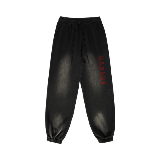 Temple Smoke Embroidered Sweatpants