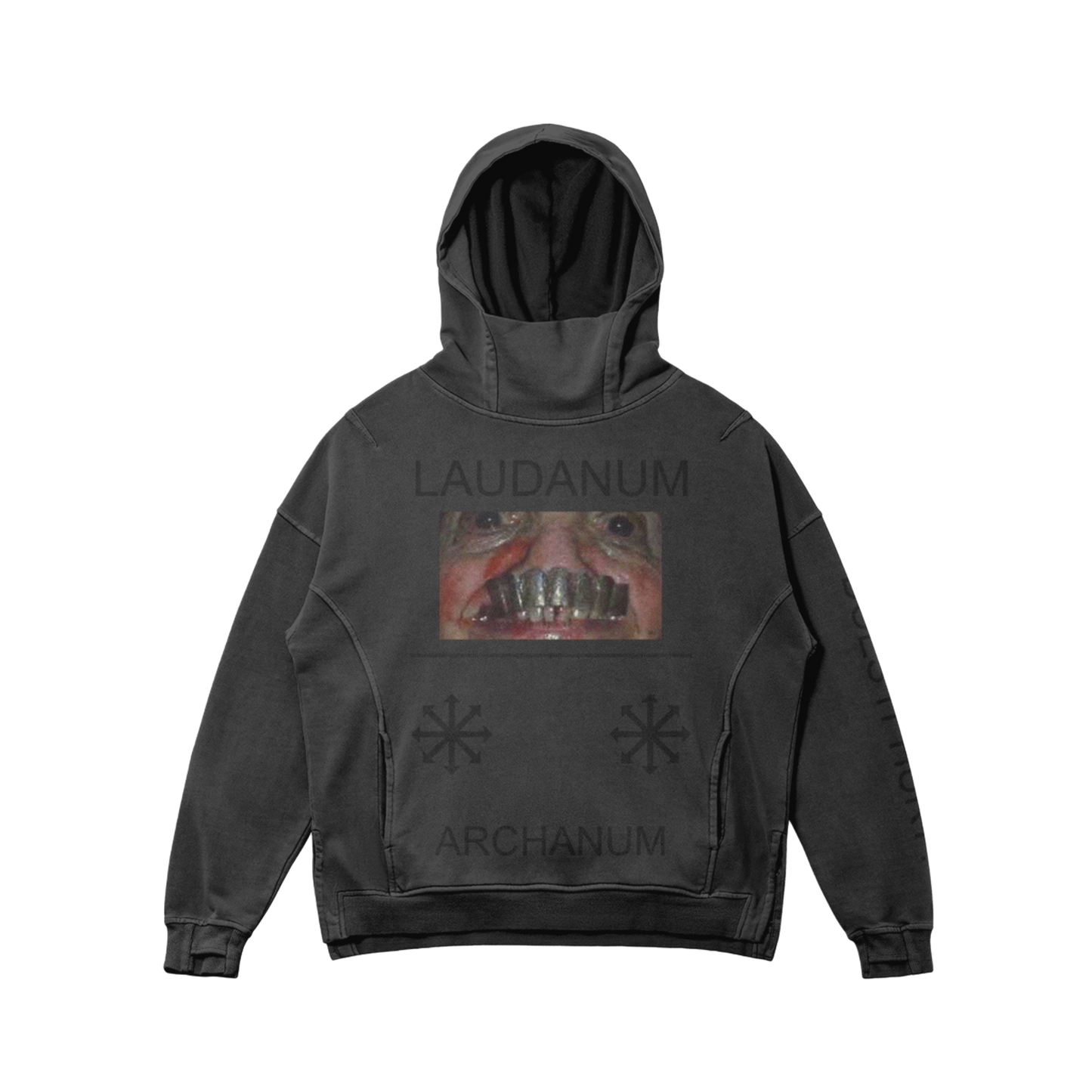 LAUDANUM HEAVYWEIGHT PATCHED HOODIE