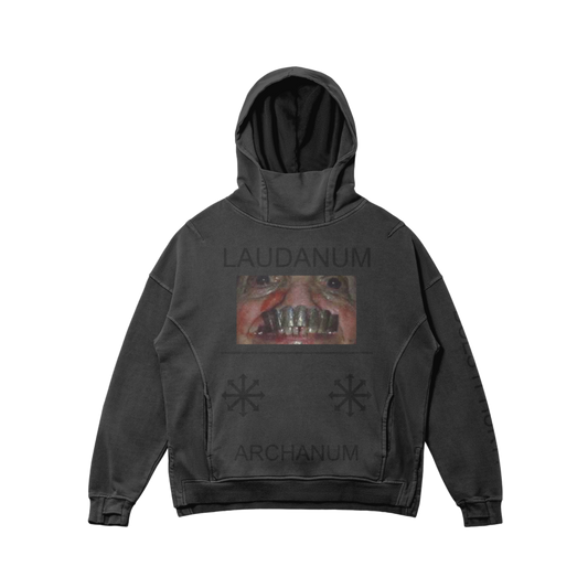 LAUDANUM HEAVYWEIGHT PATCHED HOODIE