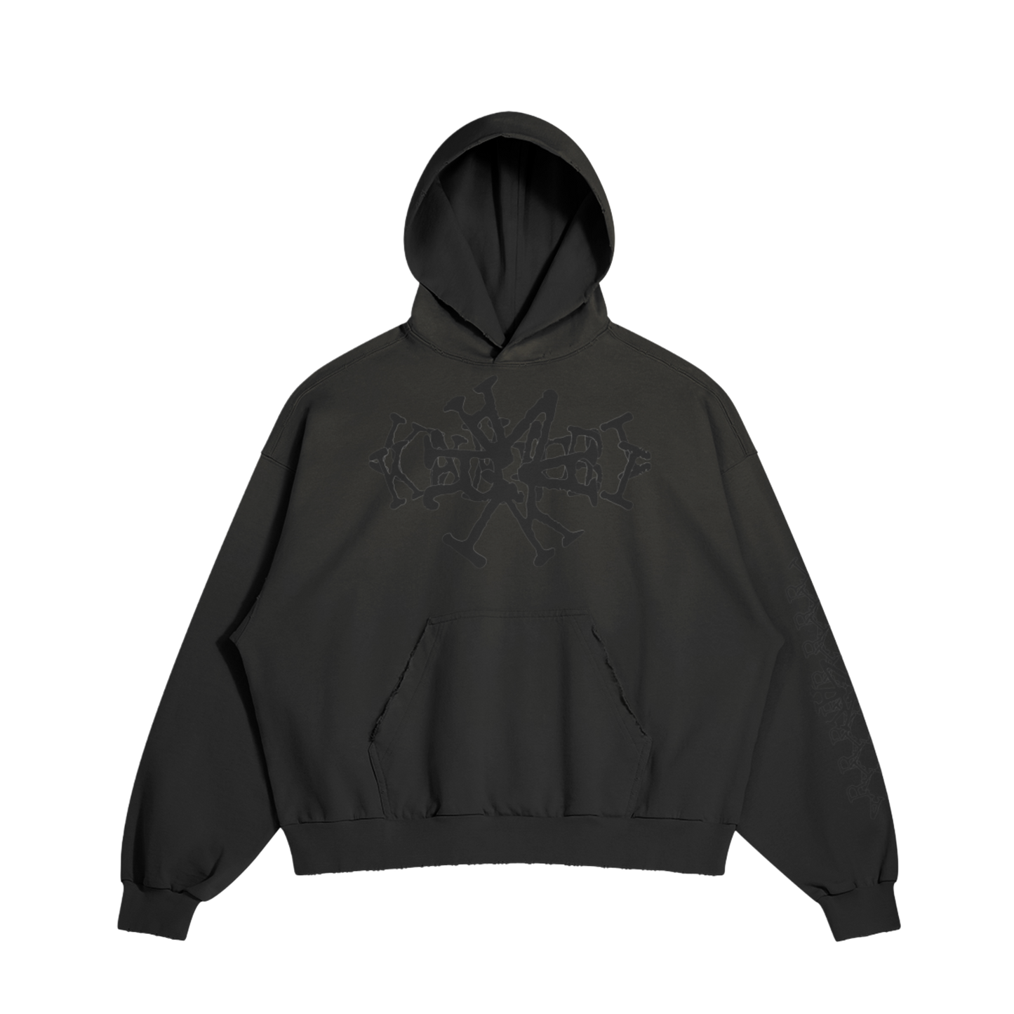 RORSCHACH DISTRESSED HOODIE