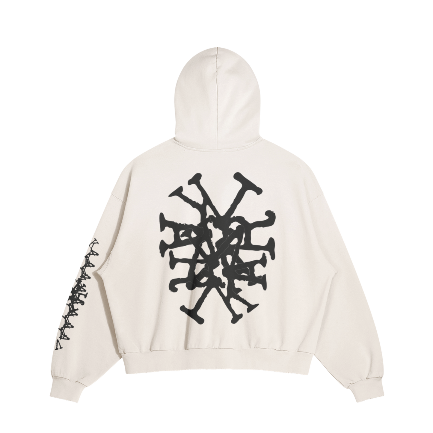 RORSCHACH DISTRESSED HOODIE